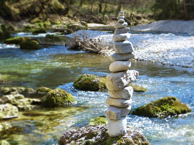 Věž z kamenů, zen